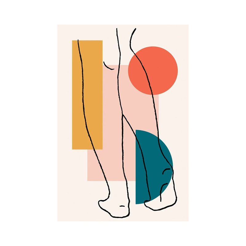Legs I by Alonzo Saunders - Wrapped Canvas Painting, 66.04 cm H x 45.72 cm W x 1.91 cm D