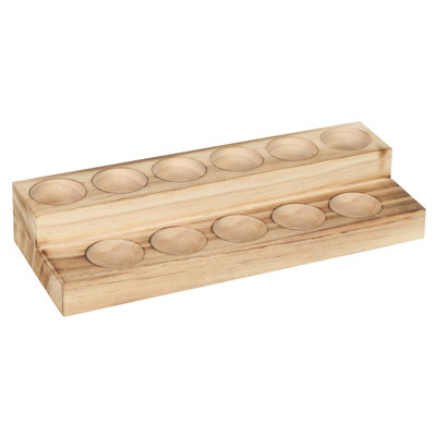 Wood Makeup Organizer