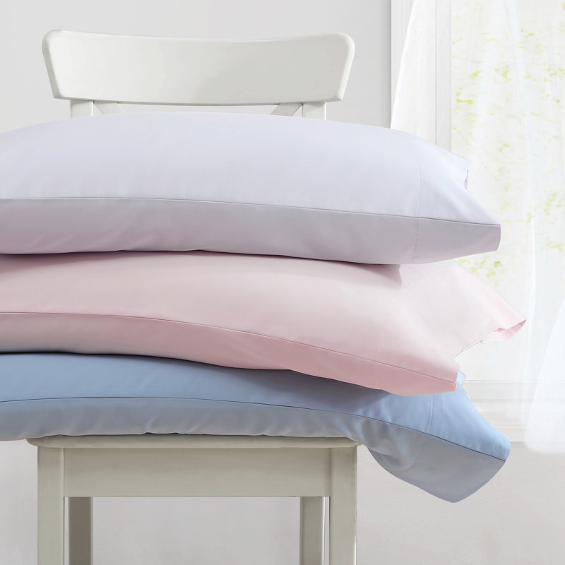 Queen Pink Cotton Polyester Deep Pocket Sheet Set