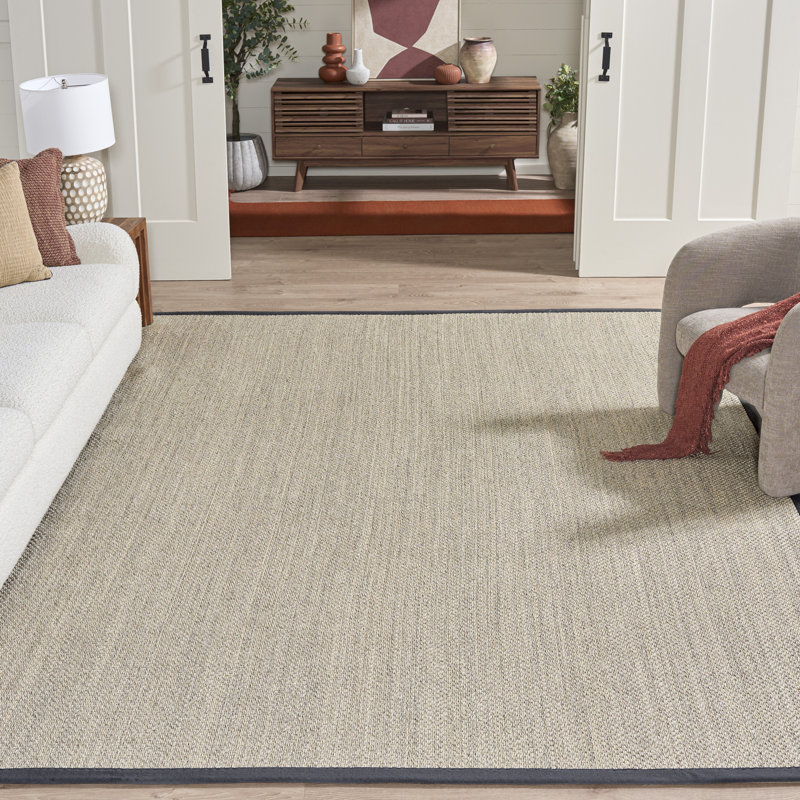 Tapis marbre / gris à motif printanier Debroh, Rectangle 8 pi x 10 pi