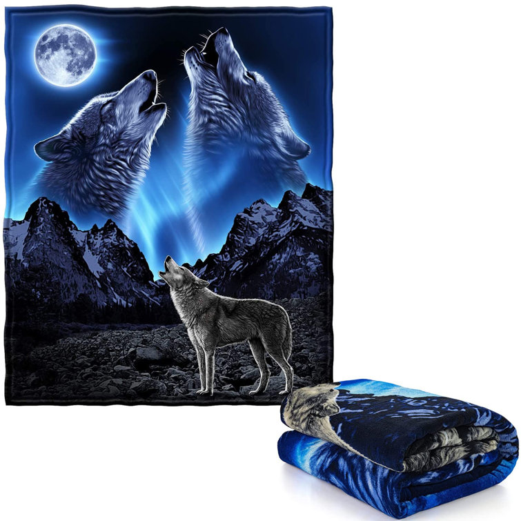  CafePress Wolf Therian Ying Yang Throw Blanket Super Soft  Fleece Plush Throw Blanket, 60x50 : Hogar y Cocina