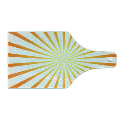 East Urban Home Glass Sunburst Cutting Board