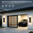 2 Packs Outdoor Wall Sconces Black Hardwired Integrated LED Ponce-10366936