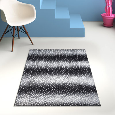 Antelope Modern Animal Black/Cream Rug