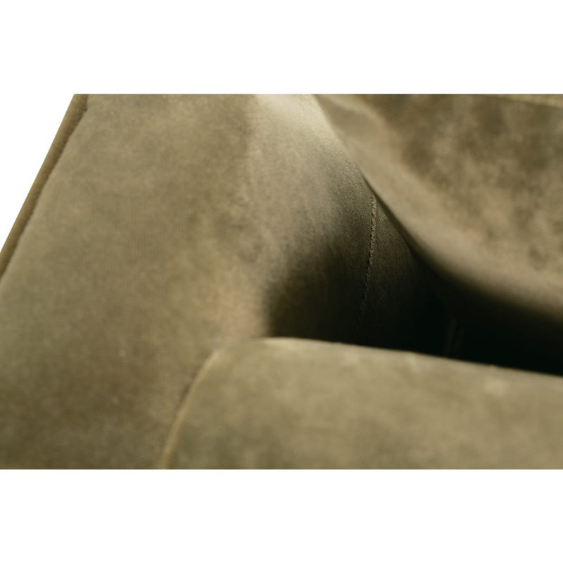 Madeline Armchair, Washed Oak, Olive Velvet (13295-13)
