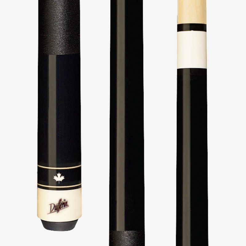 Dufferin Classic Chestnut Hard Maple Playing Cue, Black