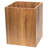 Solid Wood Open Waste Basket - 0.17 Gallons