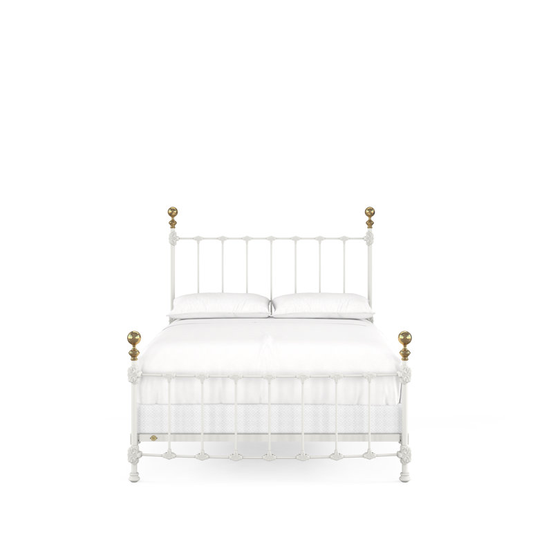 151 Palatial Bed | Complete Standard, Matte White, Queen