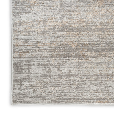 Calvin Klein Captivating Grey Beige Modern Indoor Rug