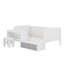 Lit de jour simple avec tablettes et bureau-482843270