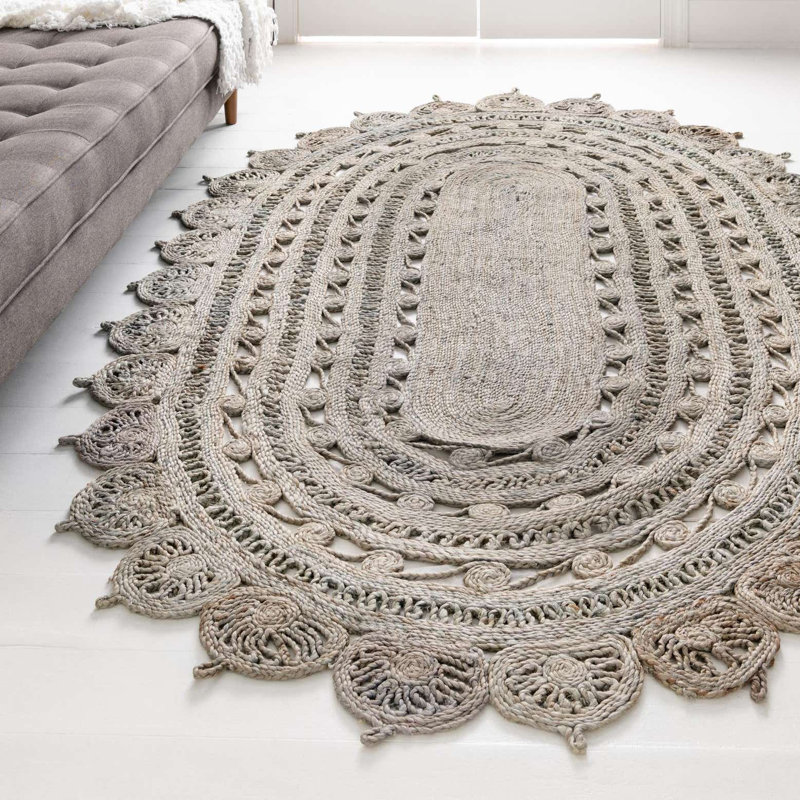 Michiel Oriental Indoor Rug, Oval 7'10" x 10'