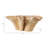 Modern Wooden Coffee Table For Home Decor Spaces - Decorative Abstract Living Room Coffee Table Perfect For Indoor Areas - 43", Brown