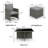 Mountain 9 Piece Outdoor Wicker Rattan Patio Conversation Sets with Cushions-592737219