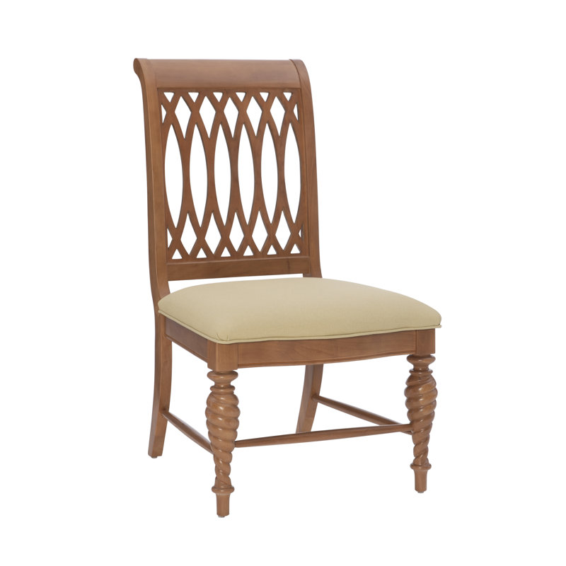 Elaney 20'' H Polyurethane Upholstered Beech Side Chair