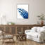 «Indigo Arch II» par Michael Willett, impression sur bois encadrée-112631322