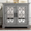 Armoire d'appoint en bois à miroir 2 portes H 29,3 "Blaire-1030898657
