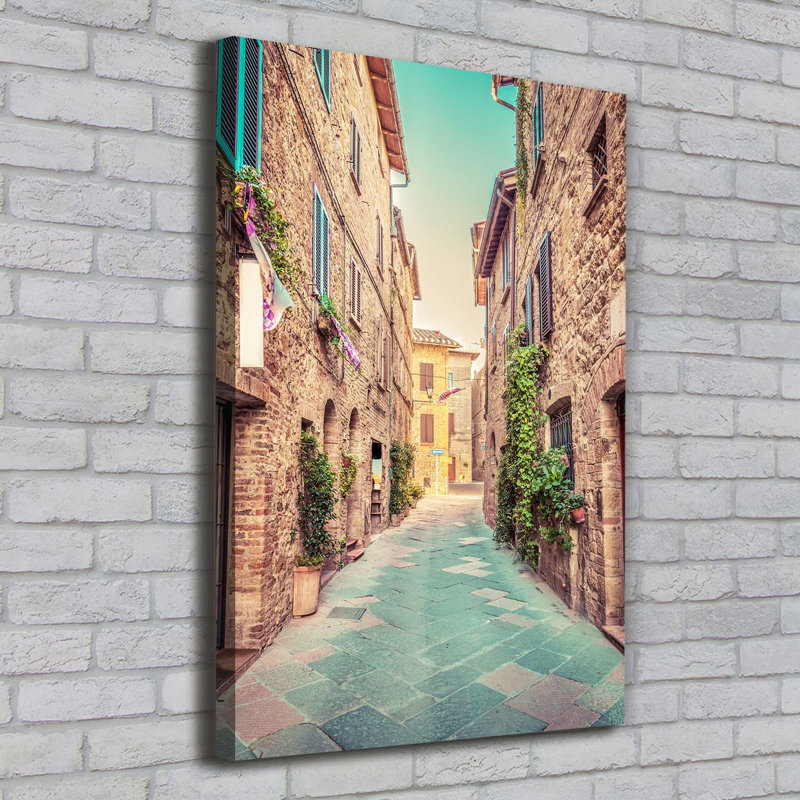 Italian Streets - Wrapped Canvas Print