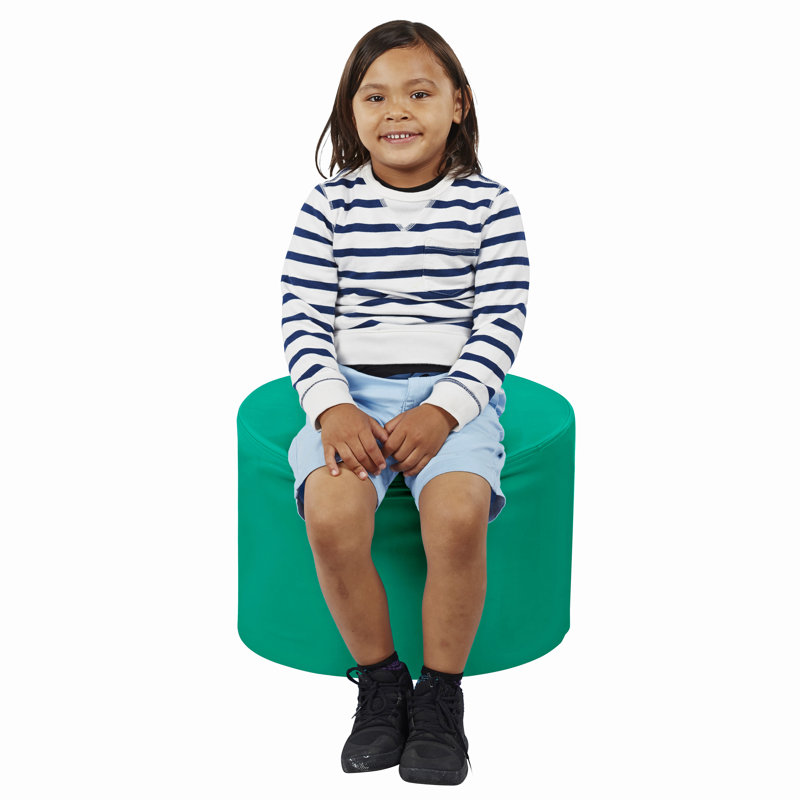 Repose-pieds rond 18 po SoftScape, Contemporain, H 12 po x l 18 po x P 18 po