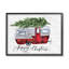 «Rustic Winter Camper Merry Christmas» par Lettré et doublé - reproduction d'art-503154945-503154944
