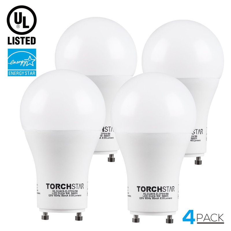 60 Watt Equivalent GU24 Dimmable LED Light Bulb, 5000K