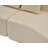 Curved Boneless Sofa,Compression Modular 110'' Sectional,White High-Density,Couches Sleeper For Living Room Bedroom Apartment Lounge,Chenille
