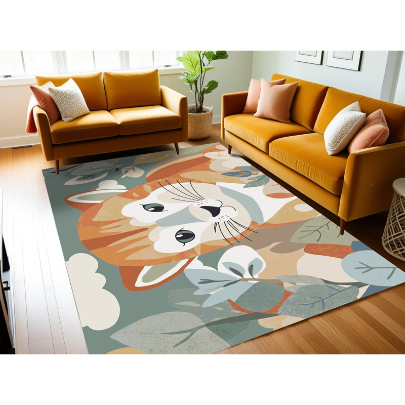 Tapis pour enfants East Urban Home, Rectangulaire 2 pi x 3 pi