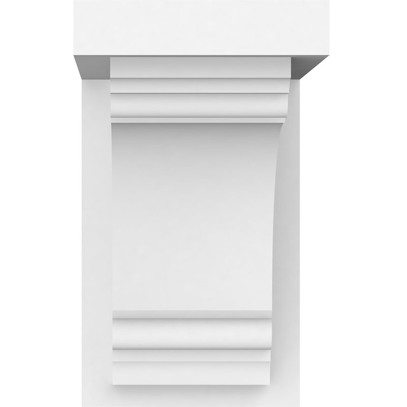 Support Standard Warren Architectural Grade PVC, H 6 po x l 3,5 po x p 6 po