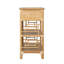 Chippendale Queen Headboard And Nightstand Set - Natural-1412503446-1412503443-1423046116