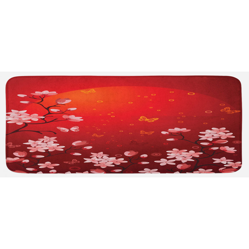 Eclectic Synthetic Kitchen Mat