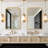 Modern Rounded Corner Rectangle Bathroom Vanity Mirror for Over Sink Framed French Cleat Mounted Wall Mirror-62790988-55255407-62790984