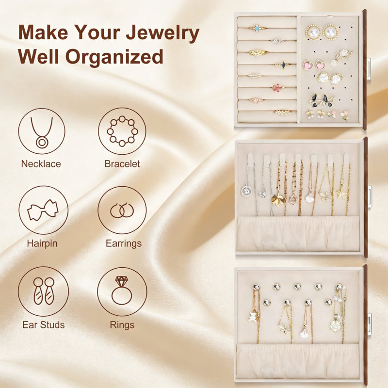 PU Leather Jewellery Box +