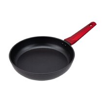 Hamilton Beach Saute Pan Aluminum 11-Inch Nonstick Marble Coating, Wood  like Soft Touch Handle, Multipurpose Fry Pans with Glass Lid, Chef Pan  Stone