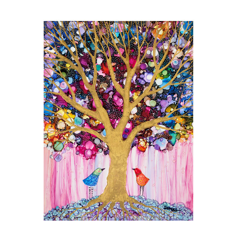 «Kyvan Te Voila» sur toile par Sylvie Demers, H 19 po x l 14 po x P 2 po