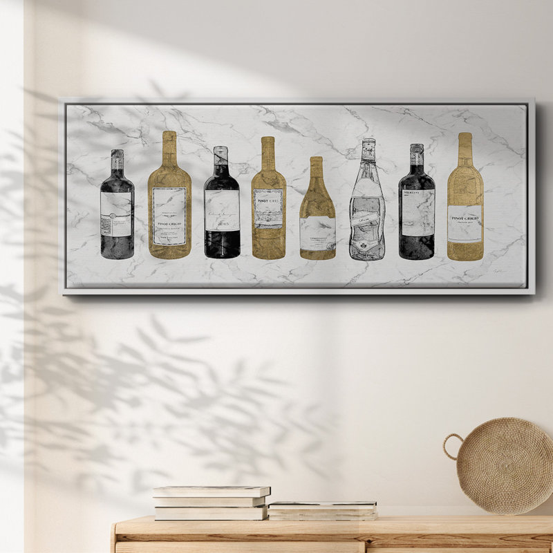 Glam Wine Bar - toile encadrée
