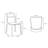 Moderno Modern Vegan Leather Upholstered Ash Wood Stackable Dining Side Chair in Brown/Black-132707876