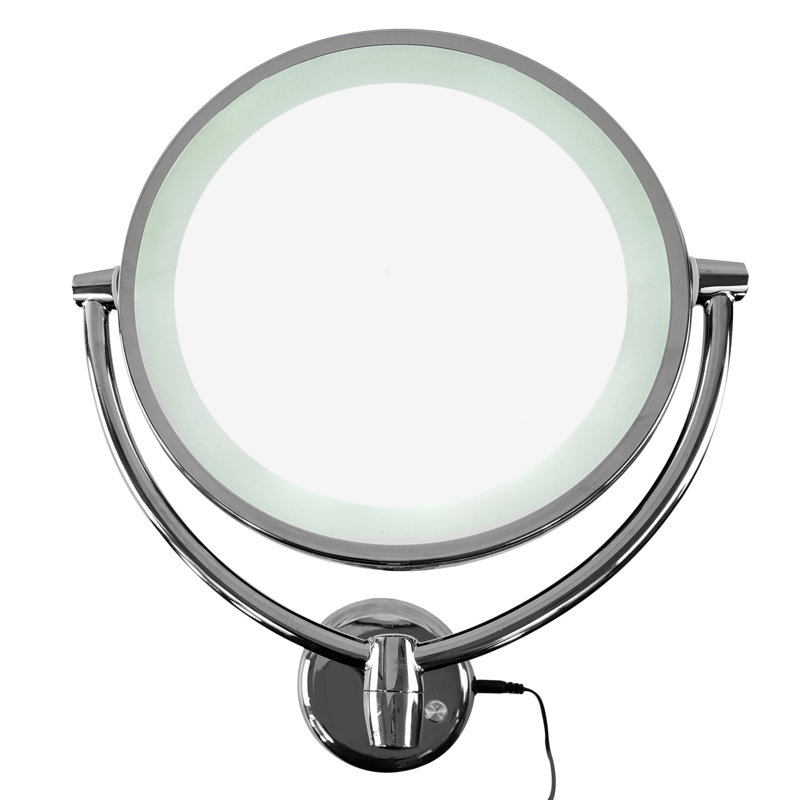Miroir grossissant éclairé