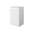 Meuble-lavabo 3 en 1 avec miroir ouvert, petit ensemble de coiffeuse avec bureau en verre visible, coiffeuse compacte avec 3 tiroirs, coiffeuse pour chambre à coucher