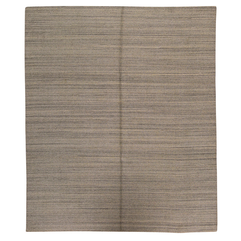 Tapis brun noué à la main de haute qualité