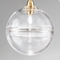 Oro Suspension P Crystal White Glossy Brass 2 L32bb Ul, Charcoal Gray, Crystal Transparent, 85" H x 6" W x 6" D