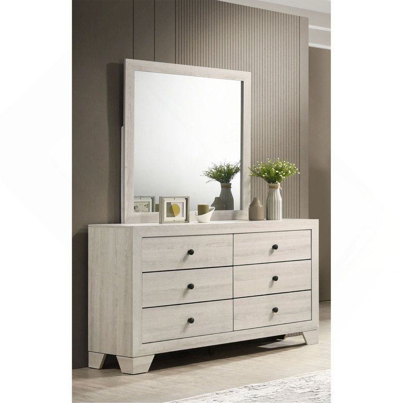 Commode et commode en bois 1 pièce, Blanchies