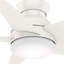 44" Isotope 5 - Blade LED Flush Mount Ceiling Fan with Wall Control and Light Kit Included-954344134