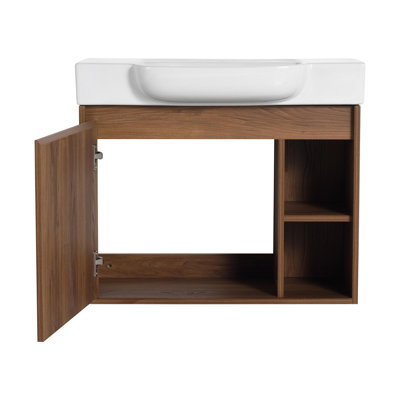 28" Wall Mounted Bathroom Vanity