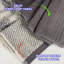 Serviettes de toilette Kreager 500 g/m² 100 % coton à séchage rapide, motif marbre uni, ensemble de 6-111684961-133793346