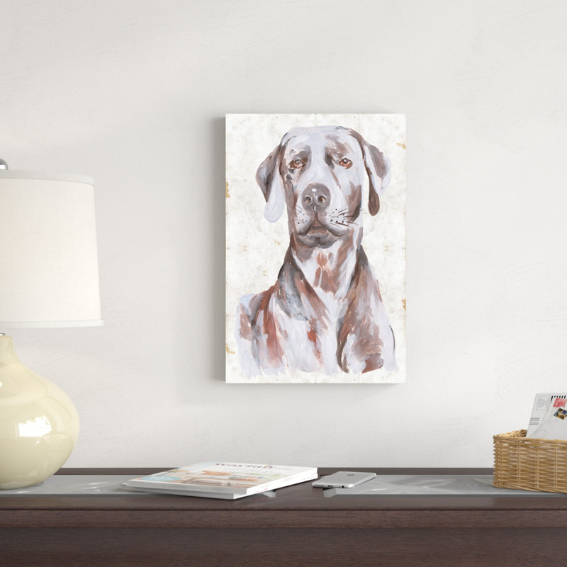 Chien assis I, H 18 po x l 12 po x P 1,25 po