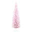 Arbre rose enneigé 6 pi, avec base stable et en plastique pour arbre de Noël artificiel d'intérieur 6 pi, utilisation stable