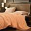 Heavyweight Soft Peach Mink Blanket in King Size, Reversible Ultra-Soft Plush for Winter Warmth