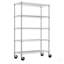 Étagère de rangement en métal robuste à 5 tablettes, réglable et durable pour l'organisation de garage, de cuisine et de garde-manger-130173634
