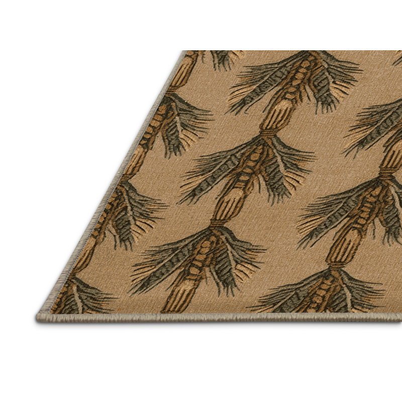  Tapis lavable avec paquets de blé, Tapis de couloir 2 pi x 4 pi