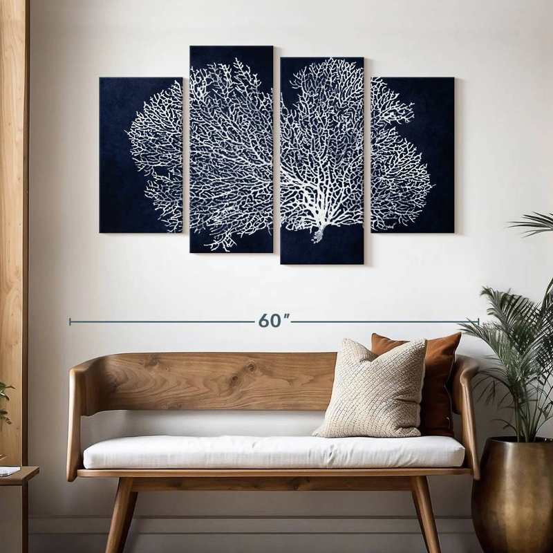Sea Fan On Indigo Blue II