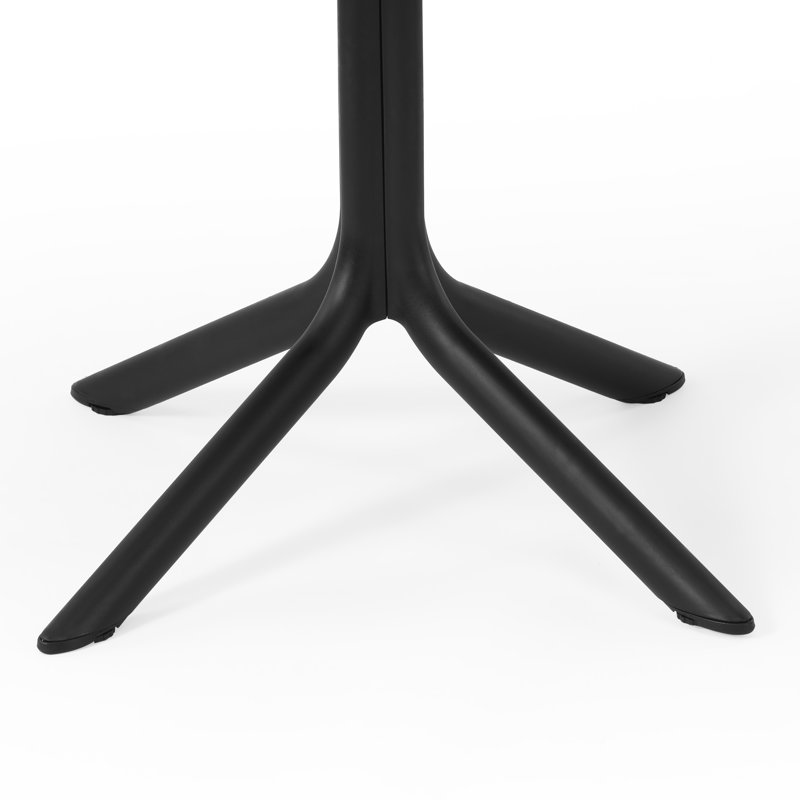 Table de salle à manger Delron, Noir